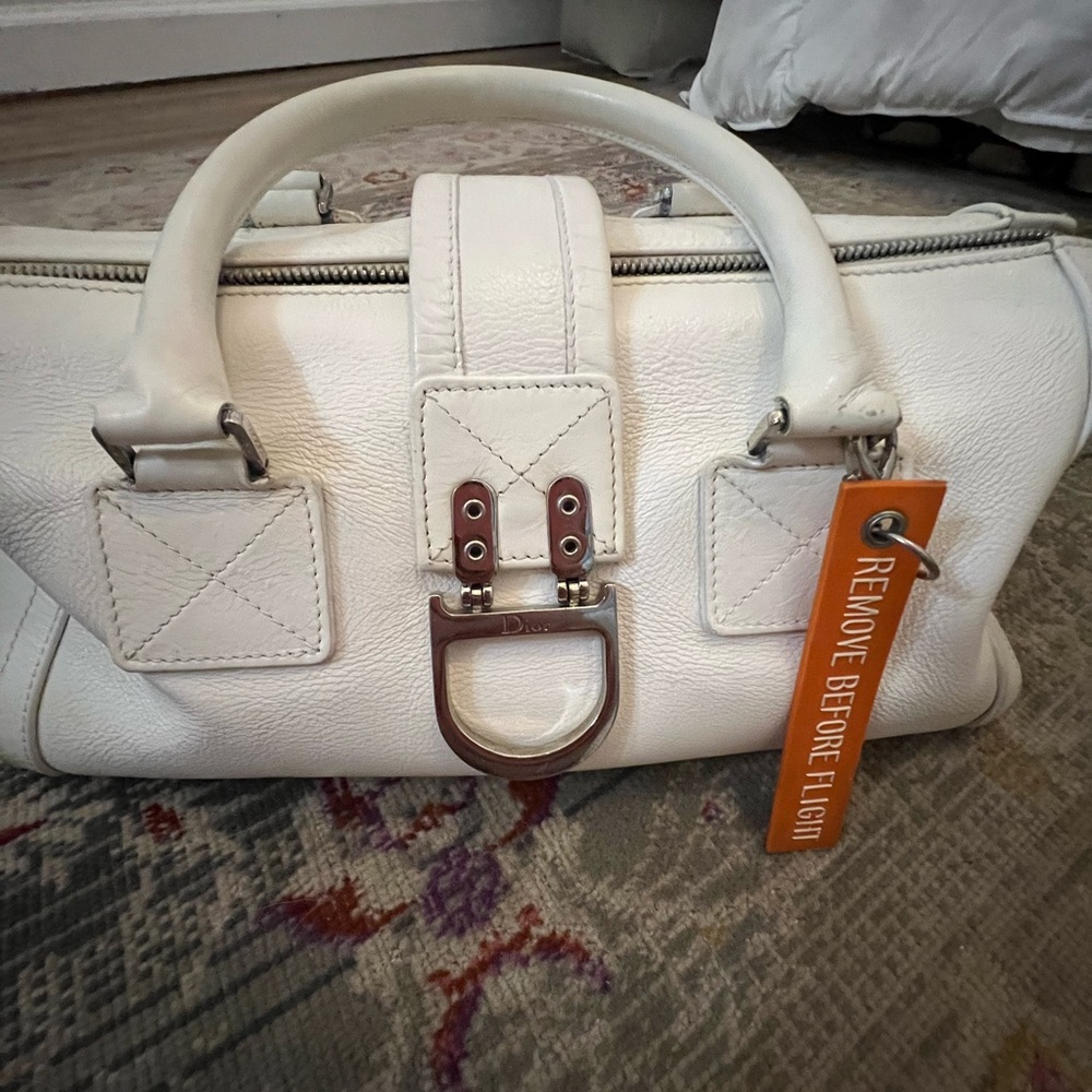 Dior vintage flight bag.